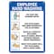 Signmission OSHA Sign, Employee Hand Washing, 10in X 7in Rigid Plastic, 7" W, 10" L, Employee Hand Washing OS-NS-P-710-25572 - alternate 1